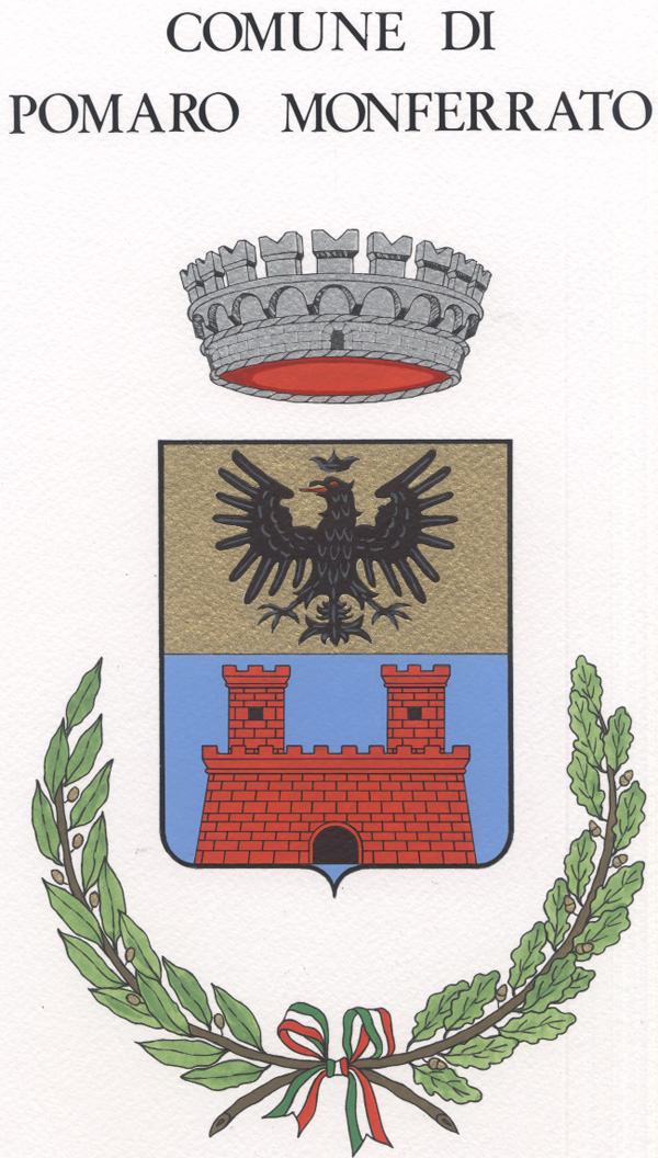 Emblema del Comune di Pomaro Monferrato (Alessandria)
